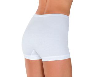 Pagenschlüpfer SCHIESSER, Damen, Gr. 50, 5 Stk., weiß, 100% Baumwolle, Unterhosen (311997-50) weiß