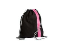 Pagna Pagna Schulsportbeutel Go! - 35 x 45 cm, schwarz/dunkelrosa