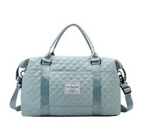 Pagno Duffel Bag - Sport Storage Pack, Nass-Trockenreise | Separater Schminktisch Organizer, Wasserdichtes Fachdesign, Yogatasche Fitness Tasche für Camping Wandern bis zum, Cyan Blue, Beziehen Sie