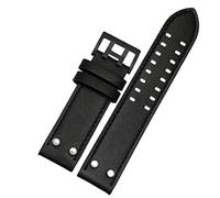 PAGUON Lederarmband Armband Handgelenk 20mm 22mm Band für Hamilton Aviation H77755533 H77616533 Echtes Leder Herrenuhrenarmband