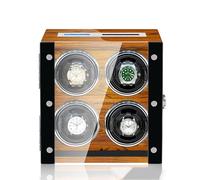 PAHION Automatischer Uhrenbeweger Luxuriöse Uhrenaufbewahrungsbox Mit LCD-Bildschirm Und Fernbedienung 5 Rotationsmodi Entriegelungsknopf LED-Beleuchtung Und Geräuschloser Motor
