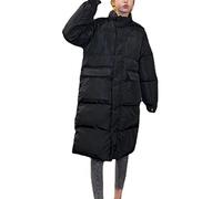 PAIDAXING Damen Daunenmantel Wintermantel Kapuzen Steppmantel Winterparka Leicht Warm Daunenjacke Winddicht Outdoorjacke Lang Mantel