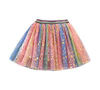 PAIDAXING Mädchen Tutu Kinder,Mädchen Weihnachts Tüllrock Faschingskostüme Verdicke Winterkleid 2-8 Jahre Alt Tanzbekleidung