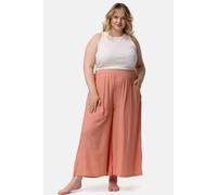 paigh Culotte Einfarbig Plus Size Altrosa 3XL