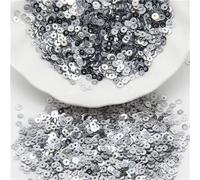 Pailletten, 3 mm, 4 mm, 5 mm, 6 mm, flache runde Pailletten, zum Basteln, Nähen, Kleidung, Dekoration, DIY-Zubehör
