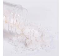 Pailletten, 720 Stück/Lot 6 mm flache, runde, mattierte Pailletten, Nähen(Matte White)