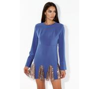 Pailletten Mini Skaterkleid M