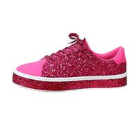 Pailletten Schuhe Glitzer Schuhe Damen Sneaker Schwarz Turnschuhe Gelb Blaue Sneakers Rot Weiß Silber Weiss Flache Für Stoffschuhe Funkelnde 43 Grün Weisse Gelbe Pinkes Oberteil Silberne Grüne