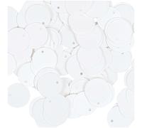 Pailletten zum Aufnähen weiß 12mm 5g