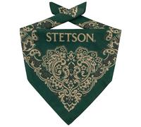 Stetson Paisley Bandana - Kopftuch aus 100% Baumwolle - Bandana mit klassischer Musterung - Für alle Jahreszeiten - Damen & Herren dunkelgrün One Size