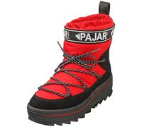 PAJAR Galaxy Winter-Schneestiefel zum Überziehen, wasserdicht, warm, rot / schwarz, 40 EU