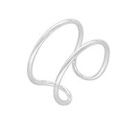 pakilia Ring "Paralelo" #8 - fair trade Ring, Handarbeit aus Mexiko, 925 Sterling Silber