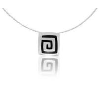 pakilia Silber Kette Azteken Spirale Fair-Trade und handmade