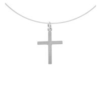 pakilia Silber Kette filigranes Kreuz Fair-Trade und handmade