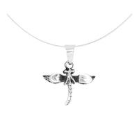 pakilia Silber Kette Libelle Fair-Trade und handmade