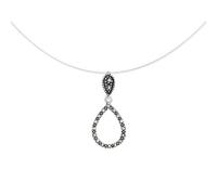 pakilia Silber Kette Regentropfen Fair-Trade und handmade