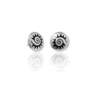 pakilia Silber Ohrringe Azteken Sonne Fair-Trade und handmade