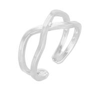 pakilia Silber Ring Buchstabe X Fair-Trade und handmade
