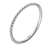 pakilia Silber Ring gedreht Fair-Trade und handmade