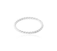 pakilia Silber Ring Kordel gedreht Fair-Trade und handmade AMERIKANISCHE RINGGRÖSSE 6×