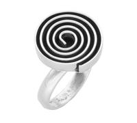 pakilia Silber Ring Labyrinth rund Fair-Trade und handmade