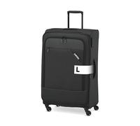 paklite Reisekoffer 4 Rollen, Weichschalen Rollkoffer groß, erweiterbar, Derby, Stilvoller Trolley mit Dehnfalte, TSA Schloss, 77 cm, 102-115 Liter
