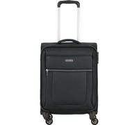 Paklite Valencia 4 Rollen Kabinentrolley 55 cm schwarz (080547-01) schwarz