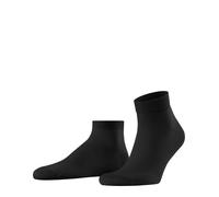 Burlington Herren Sneakersocken Palace Street M Sn Baumwolle kurz einfarbig 1 Paar, Schwarz Black 3000, 40-46
