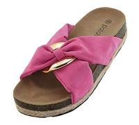 Palado 2WJ1040708-9500 green Damen Flache Pantoletten Synthetik in gruen - Gr. 38