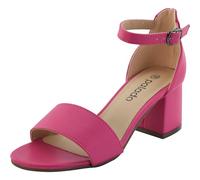 Palado Anael Absatzsandalen Damen - modische Sandaletten mit Absatz - bequeme Plateau Schuhe - stilvolle high heels plateau Fuchsia UK3,5 - EU36