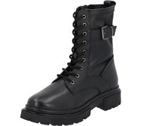 Palado Boots Damen Olepas - elegante Stiefeletten für Frauen - bequeme Winterstiefel mit Reißverschluss - modische Winterschuhe mit Dornschnalle - Schnürstiefeletten mit Absatz Schwarz UK4,5 - EU37