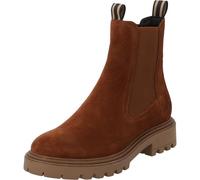 Palado Chelsea Boots Damen Luctoria - leichte gefütterte Stiefeletten aus hochwertigem Rindsleder - elegante und robuste Ankle Boots für Herbst & Winter Braun UK6 - EU39