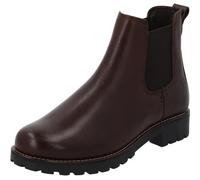 Palado Chelsea Boots Damen Meostres - elegante Stiefeletten Made in Portugal - warm gefütterte Stiefel - bequeme Boots Dunkelbraun UK4,5 - EU37