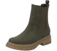 Palado Chelsea Boots Damen Midon - elegante Stiefeletten - leicht gefütterte Stiefel - modische Ankle-Boots Khaki UK9 - EU42