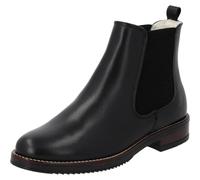 Palado Chelsea Boots Damen Patmos Warm - bequeme Stiefeletten Made in Portugal - warm gefütterte Stiefel - elegante Boots Schwarz Lack UK8 - EU41
