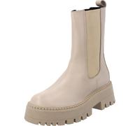 Palado Chelsea Boots Damen Zagad - elegante Boots Made in Portugal - leicht gefütterte Stiefeletten - moderne Stiefel Beige UK6 - EU39
