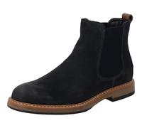 Palado Chelsea Boots Herren Ivonian - leicht gefütterte Lederstiefeletten aus hochwertigem Echtleder - klassische Boots für Herbst und Winter Navy UK9,5 - EU43