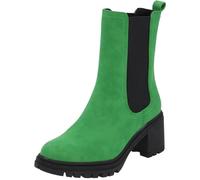 Palado Damen Chelsea Boot Thasos 018-1401 - modische Stiefeletten - leicht gefütterte Stiefel - elegante Boots GREEN UK7 - EU40