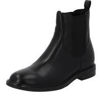 Palado Damen Chelsea Boots Dilya - elegante Stiefeletten aus Schafsleder - leicht gefütterte Stiefel - perfekt für Herbst und Winter Schwarz UK8 - EU41