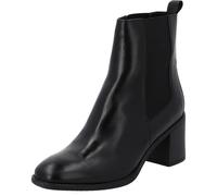 Palado Damen Chelsea Boots Kealee - elegante Stiefeletten aus Schafsleder - leicht gefütterte Boots - moderne Stiefel mit Absatz Schwarz UK8 - EU41