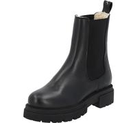 Palado Damen Chelsea Boots Meneg - bequeme Boots Made in Portugal - warm gefütterte Stiefeletten - elegante Stiefel Schwarz UK8 - EU41