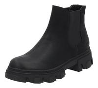 Palado Damen Chelsea Boots Paros - modische Stiefeletten - leicht gefütterte Boots - elegante Stiefel Schwarz UK7 - EU40