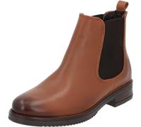 Palado Damen Chelsea Boots Patmos - elegante Stiefeletten Made in Portugal - leicht gefütterte Stiefel - bequeme Boots Braun UK9 - EU42