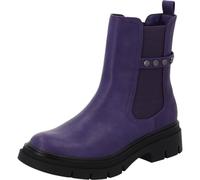 Palado Damen Chelsea Boots Trinda by Sila Sahin - modische Stiefeletten - leicht gefütterte Stiefel - elegante Boots Lila UK4,5 - EU37
