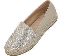 Palado Damen Espadrilles Chesu by Sila Sahin - elegante Loafer - Halbschuhe im zeitlosen Design - Sommerschuhe - modisch und bequem Gold Metallic UK3,5 - EU36