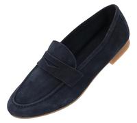 Palado Damen Loafer Zevrag - elegante Halbschuhe - Slipper im zeitlosen Design - Sommerschuhe - modisch und bequem Navy UK6 - EU39