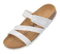 Palado Damen Pantoletten Ikaria - bequeme Sandalen Made in Spain - Hausschuhe mit dämpfendem Kork-Fußbett - modische Sommerschuhe
