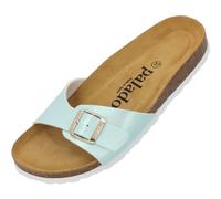 Palado Damen Pantoletten Malta Matt - Sandalen Made in Spain - Hausschuhe mit Kork-Fußbett - modische Sommerschuhe