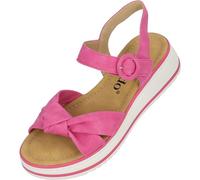 Palado Damen Sandalen Ebelli - modische Pantoletten - elegante Sommerschuhe - bequeme Sandaletten mit verstellbaren Riemen Pink UK4,5 - EU37