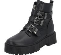 Palado Damen Stiefeletten Beyeal - bequeme Stiefel - ungefütterte Winterschuhe - elegante Boots für Übergangszeiten Schwarz UK6 - EU39